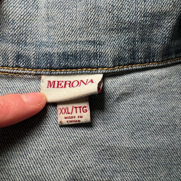 Merona Denim vest Size XXL - Picture 2 of 3